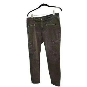 Ann Taylor Super Skinny Modern Fit Zipper Pocket Pants , Size 6, Pre-Owned